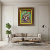Mysore Saraswathi Painting | 22KT Gold Leaf
